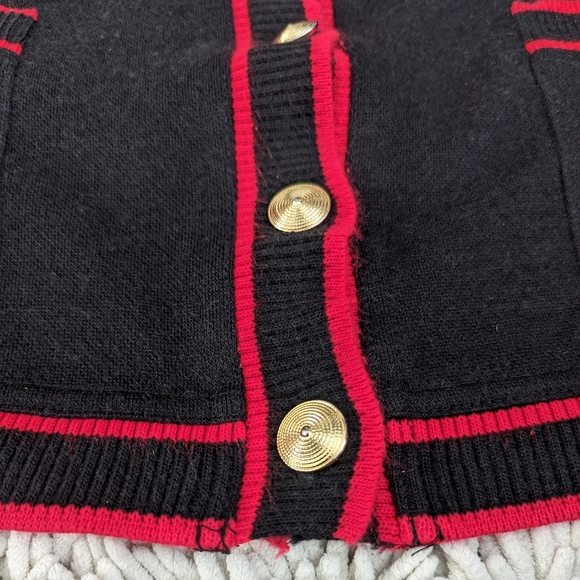 Cathy Daniels black cardigan- size large - Picture 4 of 9